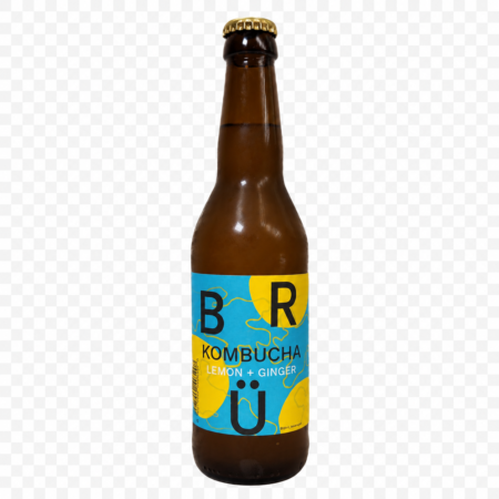 BRÜ KOMBUCHA LEMON & GINGER 330ML (16 KOM)